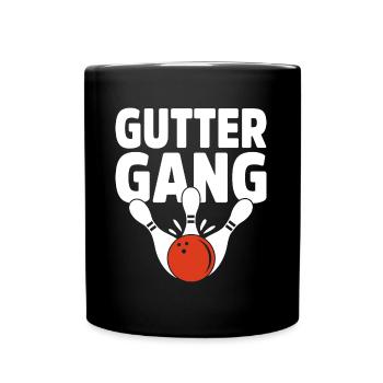 Bowling Bowler Gutter Strike Replacement Needles - Full Colour Mug - black - Front
