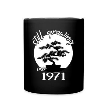1971 Anniversaire Bonsaï « Toujours en croissance » - Mug uni - noir - Devant