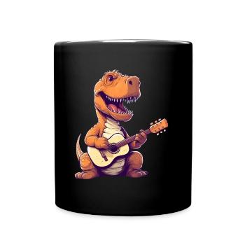 Trex Guitariste Guitariste - Mug uni - noir - Devant