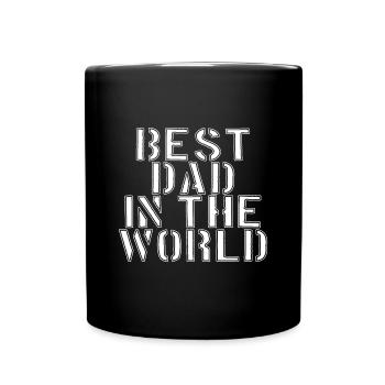 World's Best Dad Gift - Full Colour Mug - black - Front
