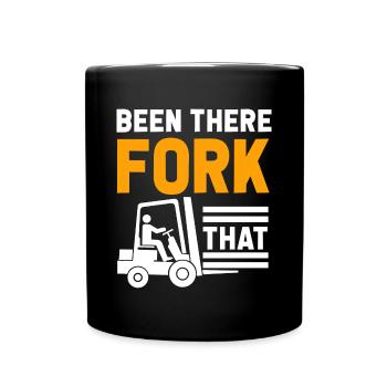 Forklift Operator - Full Colour Mug - black - Front