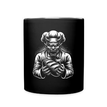 The Devil as Baker - Devil's Baker - Full Colour Mug - black - Front