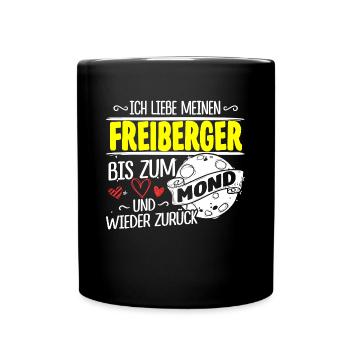 FREIBERGER - Mond - Tasse einfarbig - Schwarz - Vorne