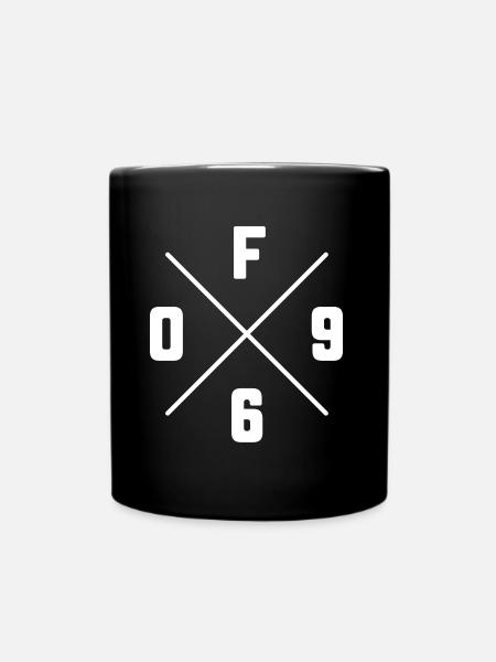 Frankfurt X 069 - Tasse einfarbig - Schwarz