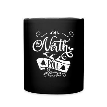Cadeau de Noël de Noël du pôle Nord - Mug uni - noir - Devant