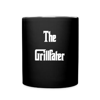 père grill - Mug uni - noir - Devant