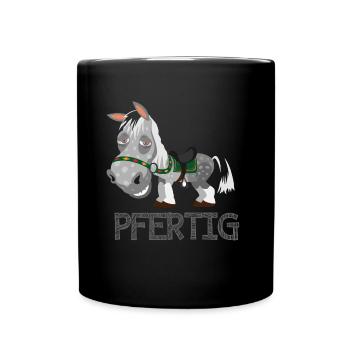 T-shirt prêt · Style · Cadeau d’ami des animaux - Mug uni - noir - Devant