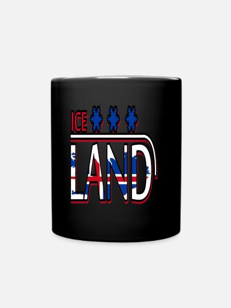 Islande - Mug uni - noir