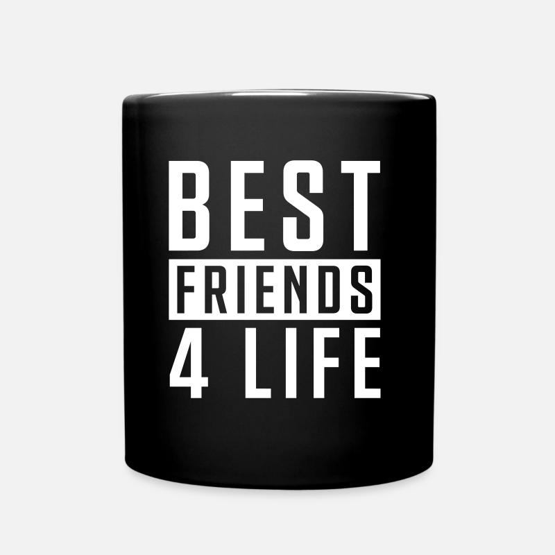 best friends forever friends - Full Colour Mug - black