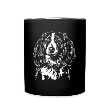 KOOIKERHONDJE Kooiker Dogs Chien Hound Wilsigns - Mug uni - noir - Devant