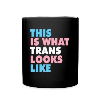Pride This is what trans looks like - Mug uni - noir - Devant