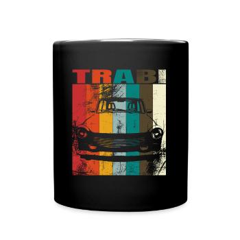Trabi Voiture Est-Allemande GDR Culte Rétro Vintage - Mug uni - noir - Devant