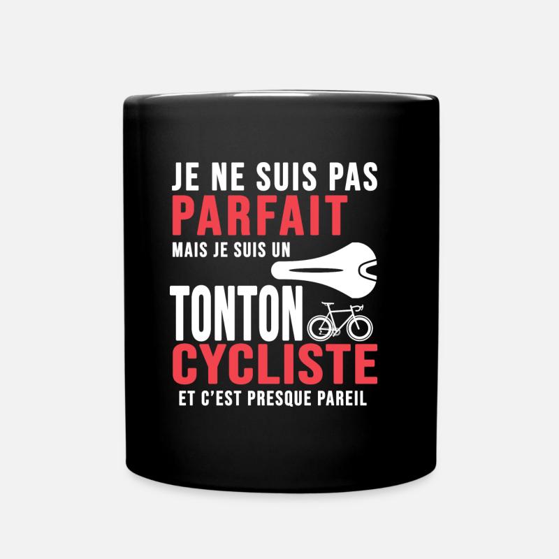 tonton cycliste humour vélo velo vélos velos - Mug uni - noir