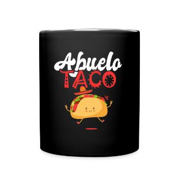 abuelo taco taco Tacos mexikanisches Essen Geschenk - Tasse einfarbig - Schwarz - Vorne