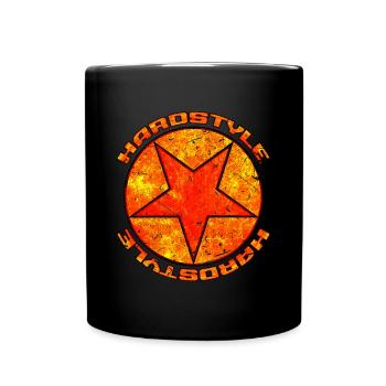 Hardstyle-| Hardstyle Flame | Gabber Frenchcore - Tasse einfarbig - Schwarz - Vorne