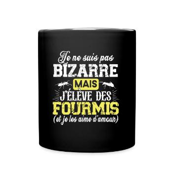 Fourmi Fourmis Fourmiculture Insecte Cadeau Humour - Mug uni - noir - Devant