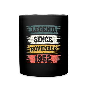 Légende Depuis Novembre 1952 70 Ans Anniversaire - Mug uni - noir - Devant