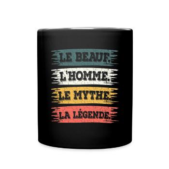 Beauf Homme Mythe Légende Beau-Frère - Mug uni - noir - Devant
