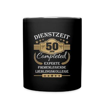 Dienstzeit 50 Jahre Lieblingskollege Jubiläum - Tasse einfarbig - Schwarz - Vorne
