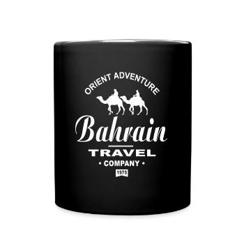 Bahrain - Tasse einfarbig - Schwarz - Vorne