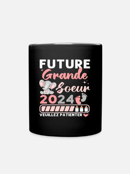 Future grande soeur 2024 bientôt grande soeur - Mug uni - noir