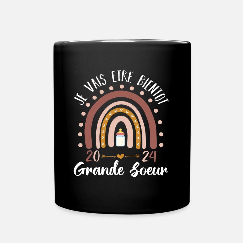 Future grande soeur 2024 bientôt grande soeur - Mug uni - noir