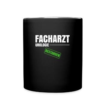 Facharzt Urologie - Tasse einfarbig - Schwarz - Vorne