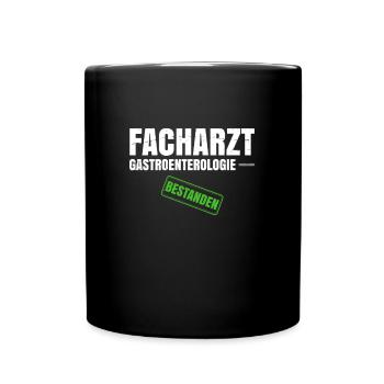 Facharzt Gastroenterologie - Tasse einfarbig - Schwarz - Vorne
