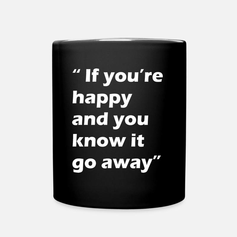Funny Saying - Full Colour Mug - black