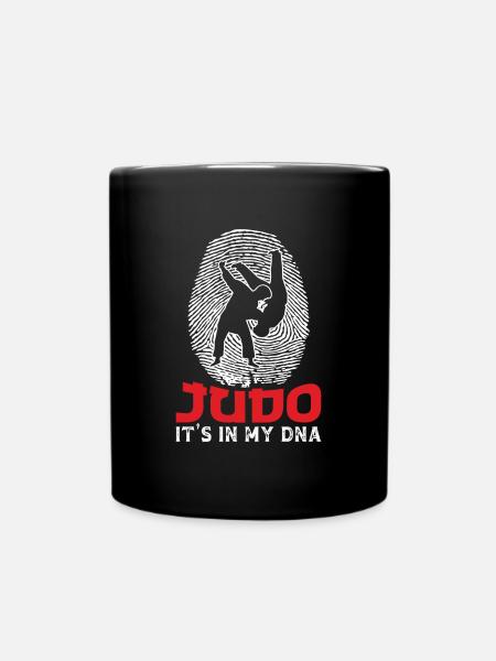 Judo It's in My DNA - Tasse einfarbig - Schwarz