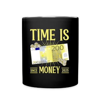 Time is money - Full Colour Mug - black - Front