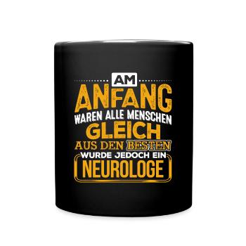 NEUROLOGE - Der Beste - Tasse einfarbig - Schwarz - Vorne