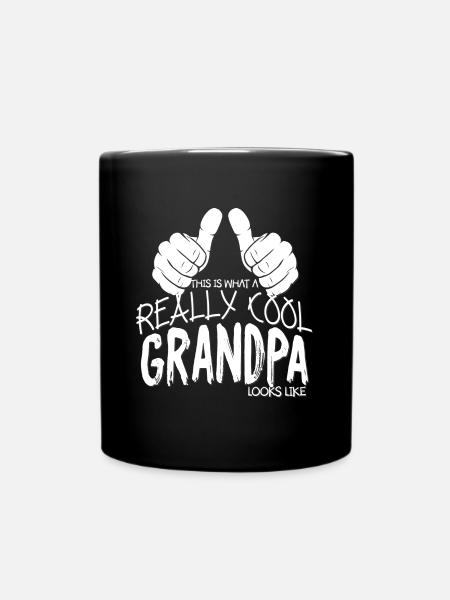 Je suis une famille de papy vraiment cool - Mug uni - noir