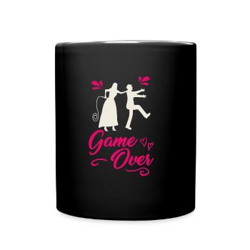 Wedding, couple, love, gift - Full Colour Mug - black - Front