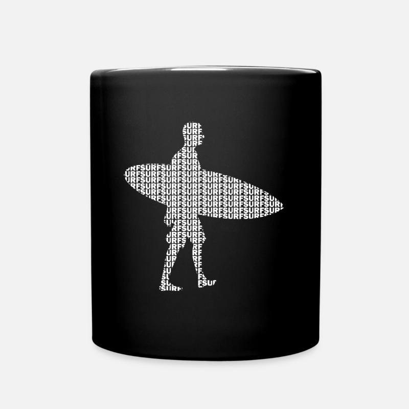 surfer - Full Colour Mug - black