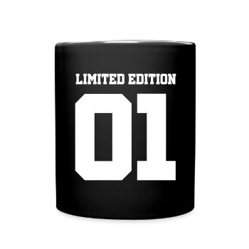 limited edition 01 trikot - Tasse einfarbig - Schwarz - Vorne