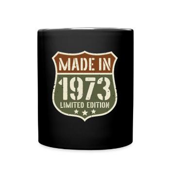 1973 Vintage Anniversaire Année de naissance 1973 Cadeau - Mug uni - noir - Devant