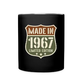 1967 Naissance Anniversaire Année de naissance 1967 Cadeau - Mug uni - noir - Devant
