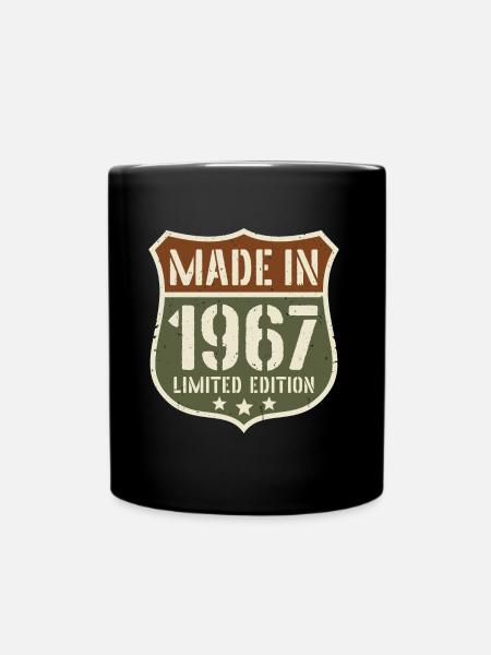 1967 Naissance Anniversaire Année de naissance 1967 Cadeau - Mug uni - noir