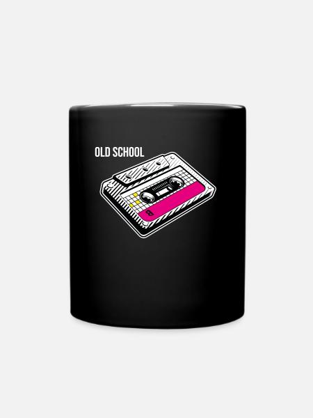 Old School - Full Colour Mug - black