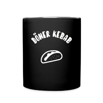 Doner kebab - Mug uni - noir - Devant