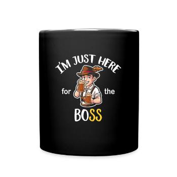 I'm Just Here for the Boss - Full Colour Mug - black - Front