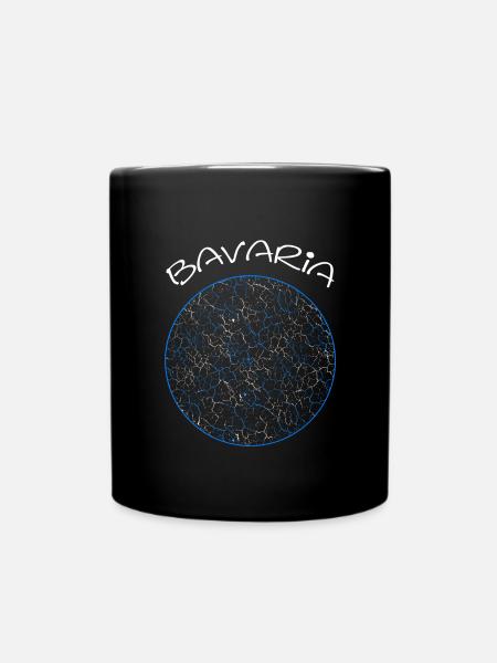 Bavaria, Bayern - Tasse einfarbig - Schwarz