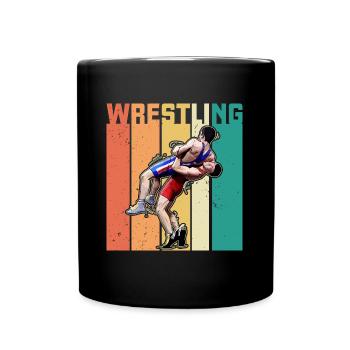 Arts Martiaux Lutte Lutte Lutte - Mug uni - noir - Devant