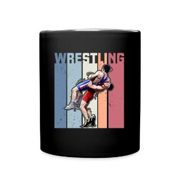 Arts Martiaux Lutte Lutte Lutte - Mug uni - noir - Devant