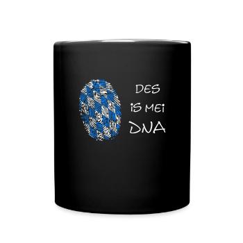 Bayern DNA Bavaria - Tasse einfarbig - Schwarz - Vorne