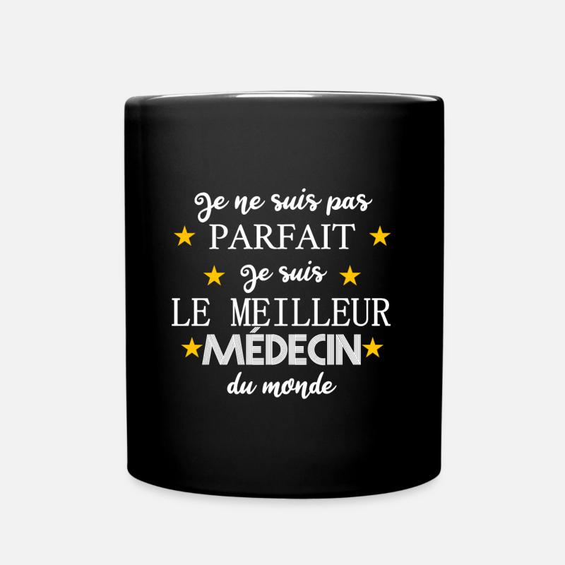 Je suis le meilleur médecin du monde - Mug uni - noir