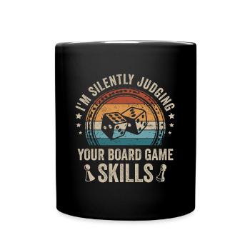 Game Night Board Game Skills - Full Colour Mug - black - Front
