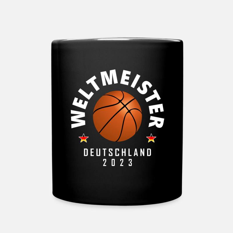 Basketball Weltmeister 2023 - Tasse einfarbig - Schwarz