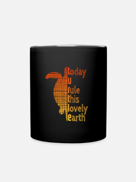 Turtle - Tasse einfarbig - Schwarz